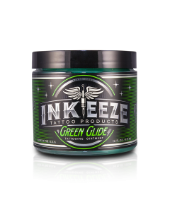 INK-EEZE Green Glide Tattoo Ointment - 16oz