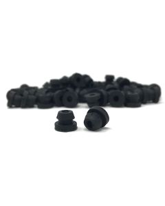 Baffle Rubber Nipple - Black