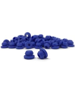 Baffle Rubber Nipple - Blue