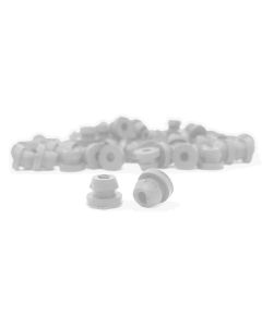 Baffle Rubber Nipple - Clear