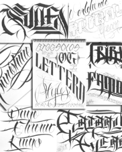 OG Lettern Styles Book By Big Solo