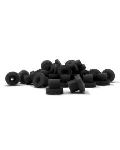 High Class Silicone Nipple NO Baffle - Black