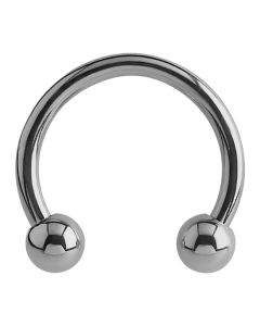 16G Stainless Steel Circular Barbell - Internally Threaded Jewlery