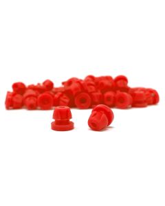 High Class Silicone Nipples With Baffle - Red