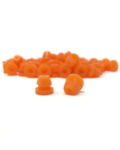 High Class Silicone Nipple With Baffle - Orange