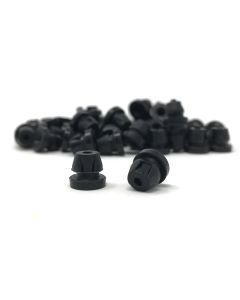 High Class Silicone Nipple With Baffle - Black