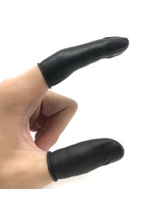 Latex Finger Cots - Black (200pcs/Bag)