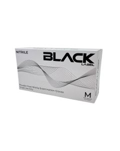 Black Label Nitrile Powder Free Exam Gloves