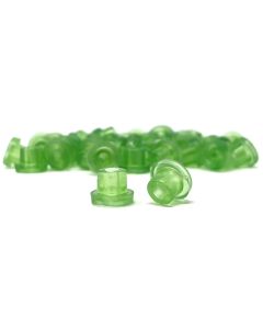 Rubber Hard Nipples - Green
