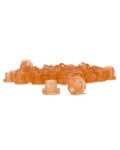 Rubber Hard Nipples - Orange