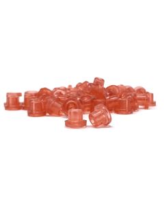 Rubber Hard Nipples - Red