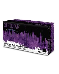 Adenna's Shadow Black Nitrile Powder Free Exam Gloves