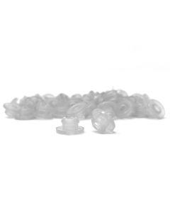 Silicone Nipples With Baffle - Clear