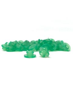 Silicone Nipples With Baffle - Green