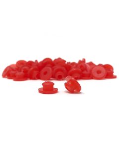 Silicone Nipples With Baffle - Red