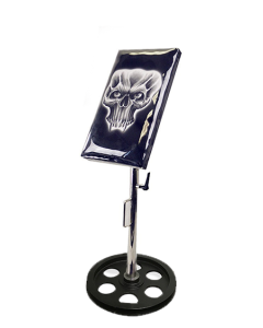 Stainless Steel Tattoo Arm Rest Designed By Chente - Skull