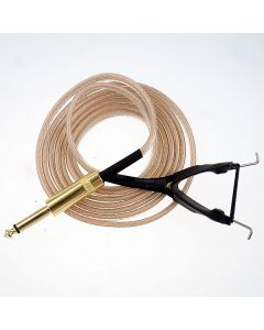 Silicone Gold/Clear Clip Cord