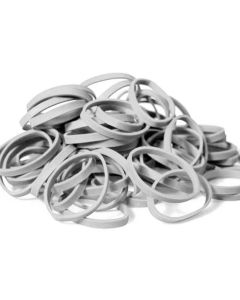 Thick Rubber Band - White