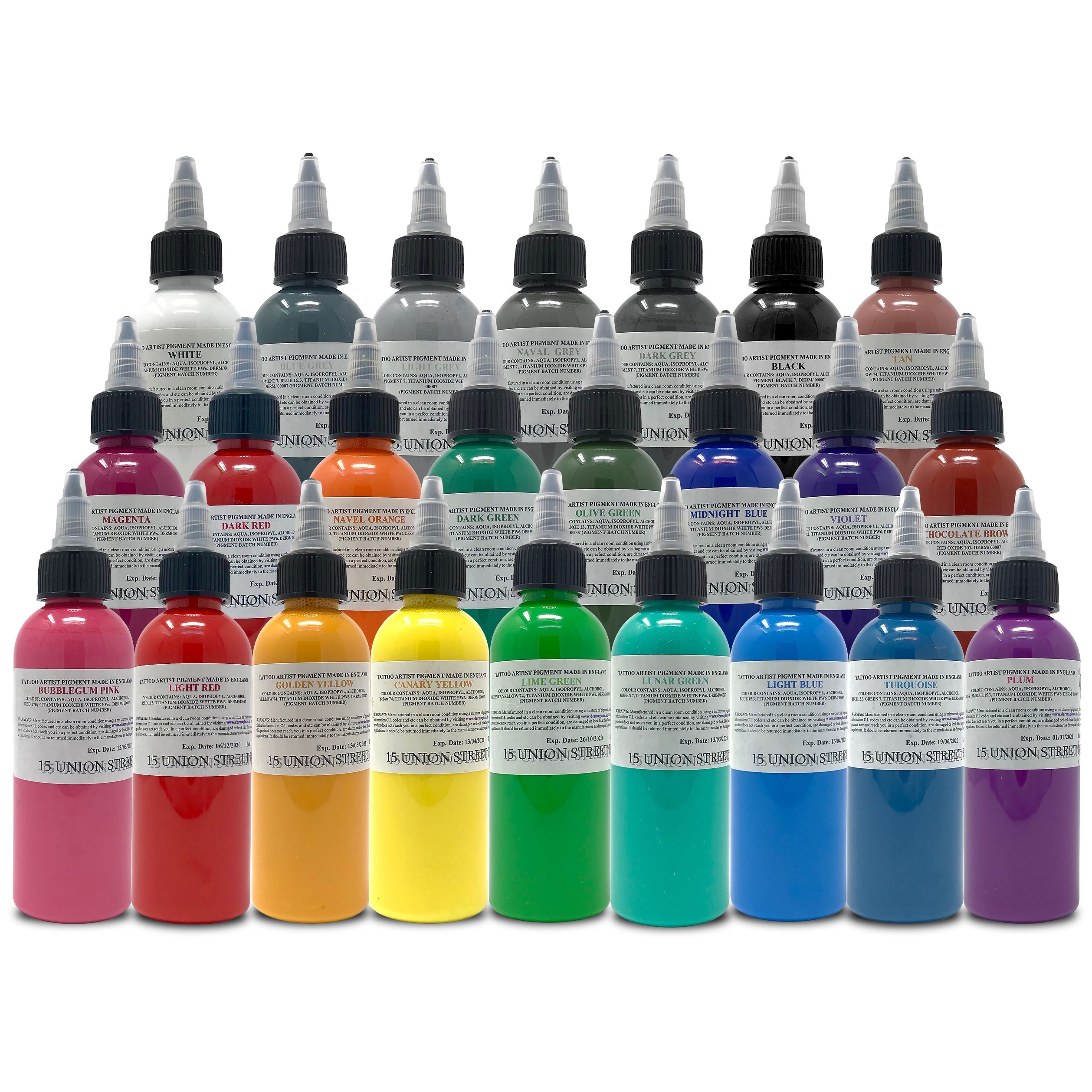 25ml (0.83oz) Individual Bottles - Dermaglo Ink
