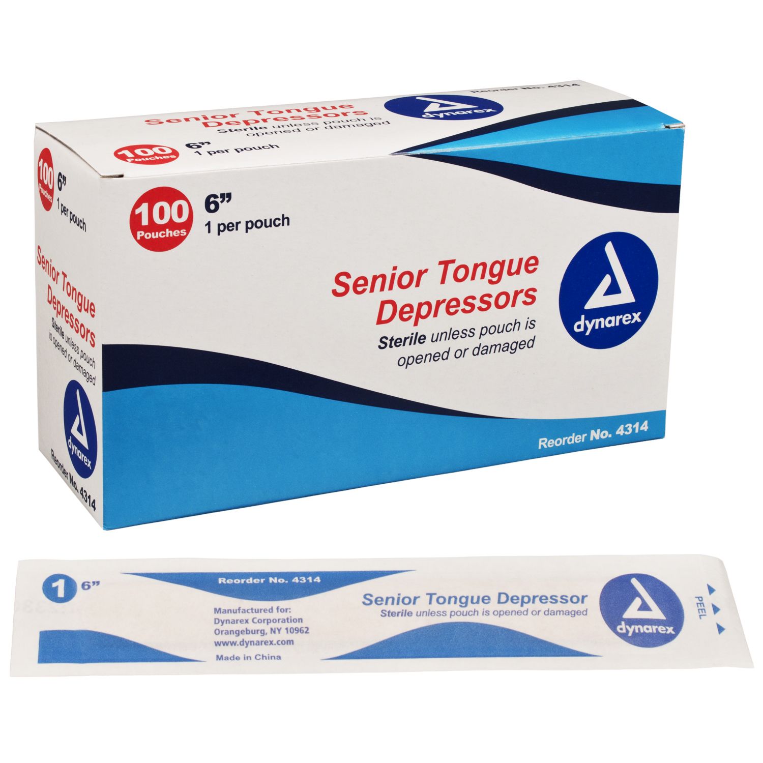 Senior Tongue Depressors Sterile (100pc/box)