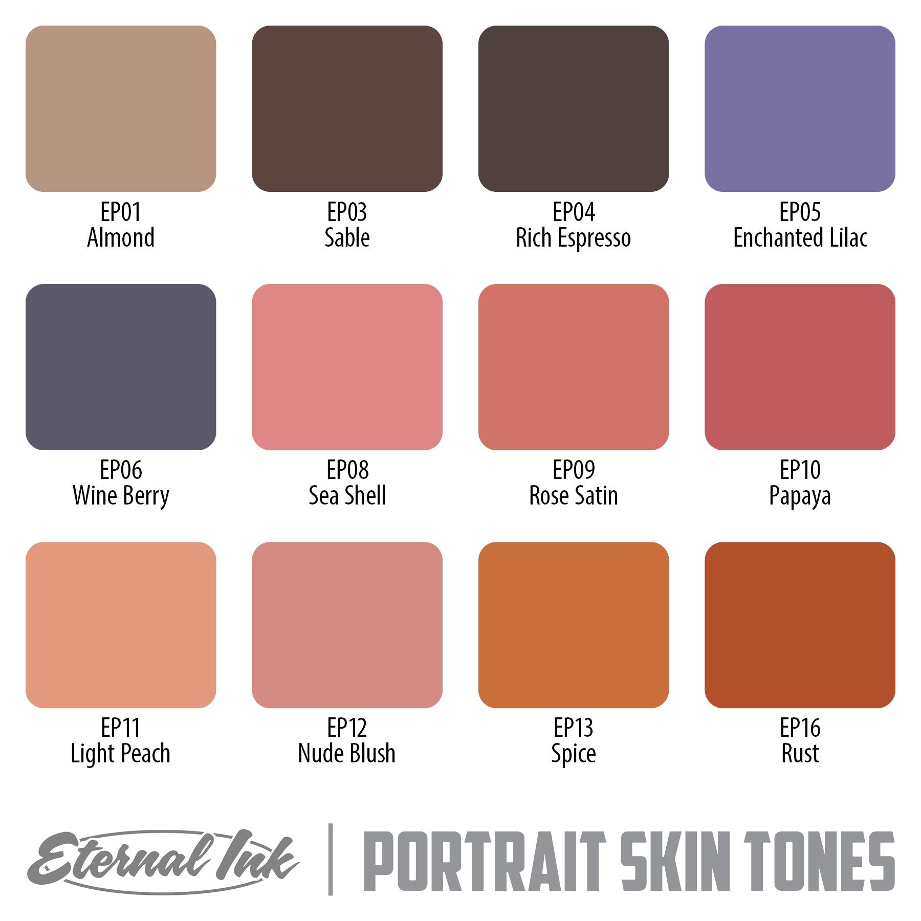 Rich Espresso (Portrait Skin Tones) - Eternal Ink