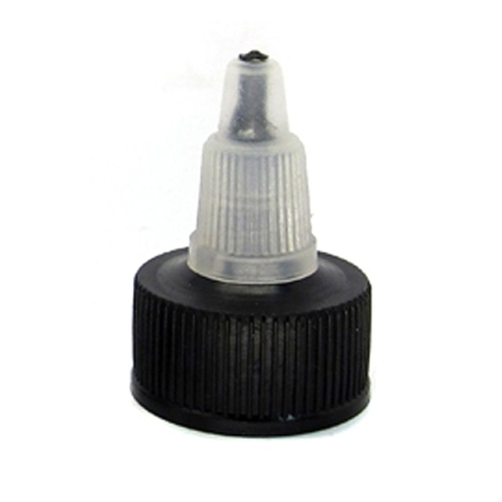 Empty Bottle Cap - Black Twist Top