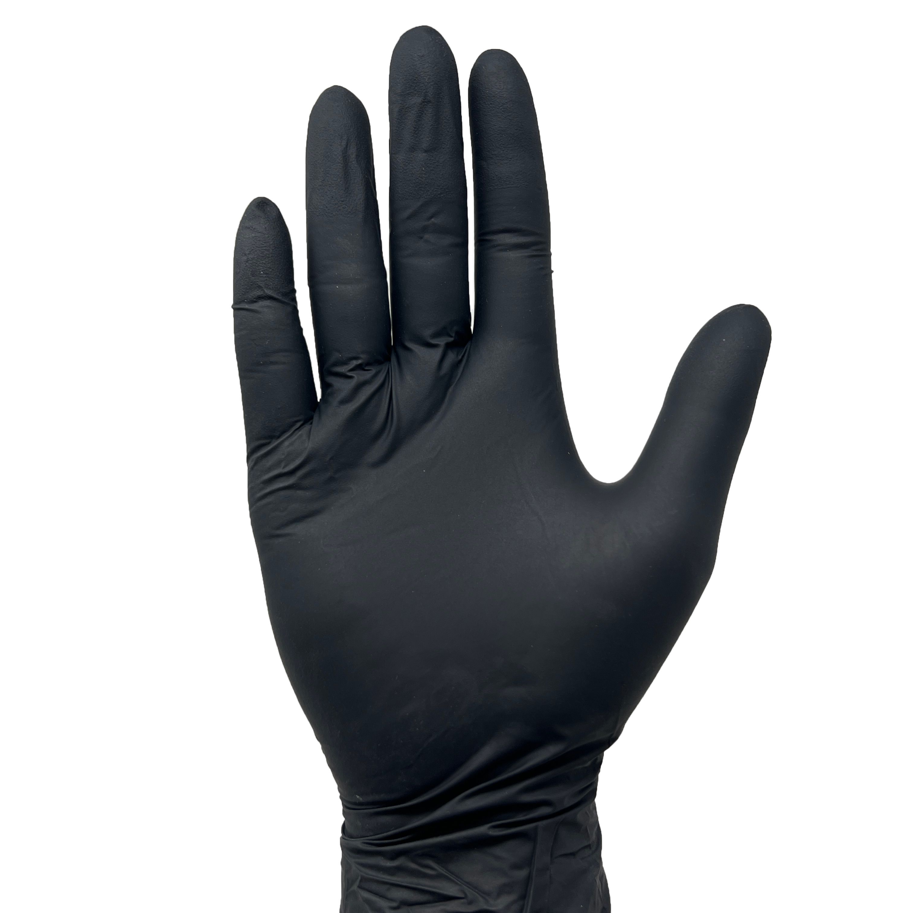 Black Label Nitrile Powder Free Exam Gloves