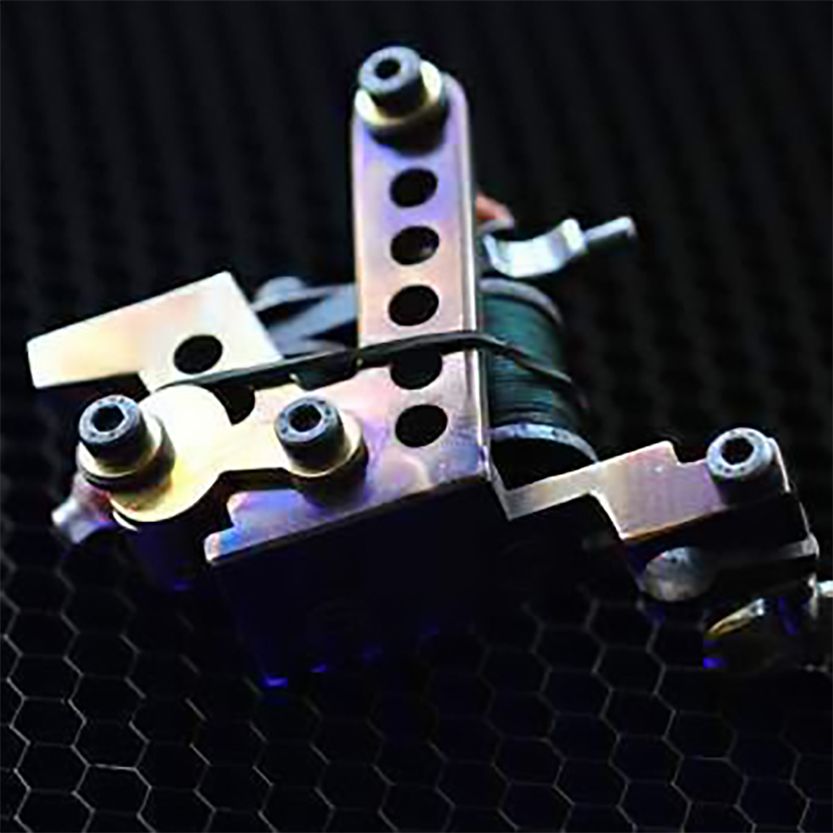 Kylin Handmade Brass Tattoo Machine - Black Ghost