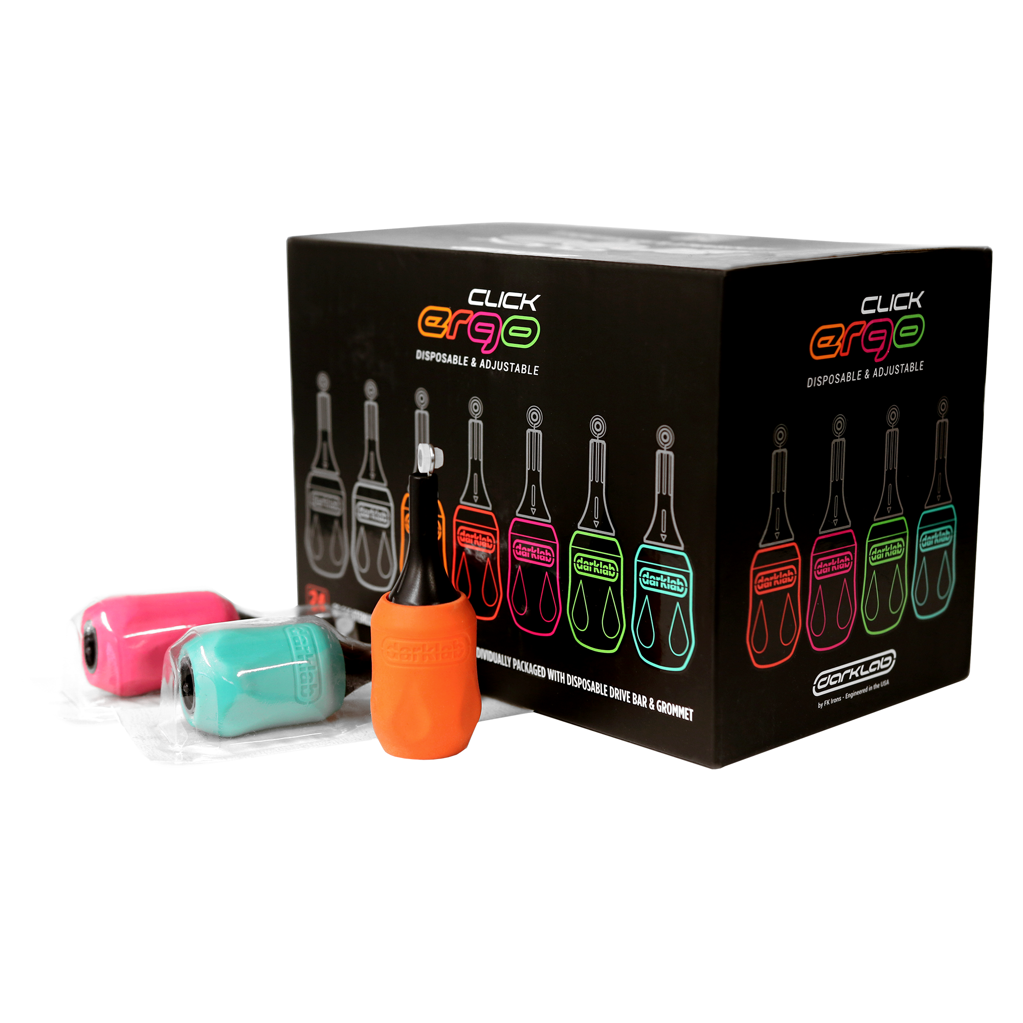 FK Irons Click Ergo Disposable Grips - 1.25" [EXP 2023]