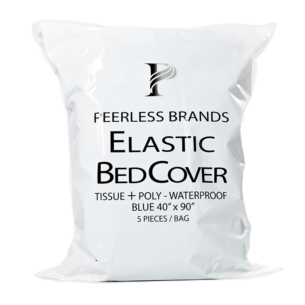 Peerless Elastic Drape Sheet / Bed Sheet - Black