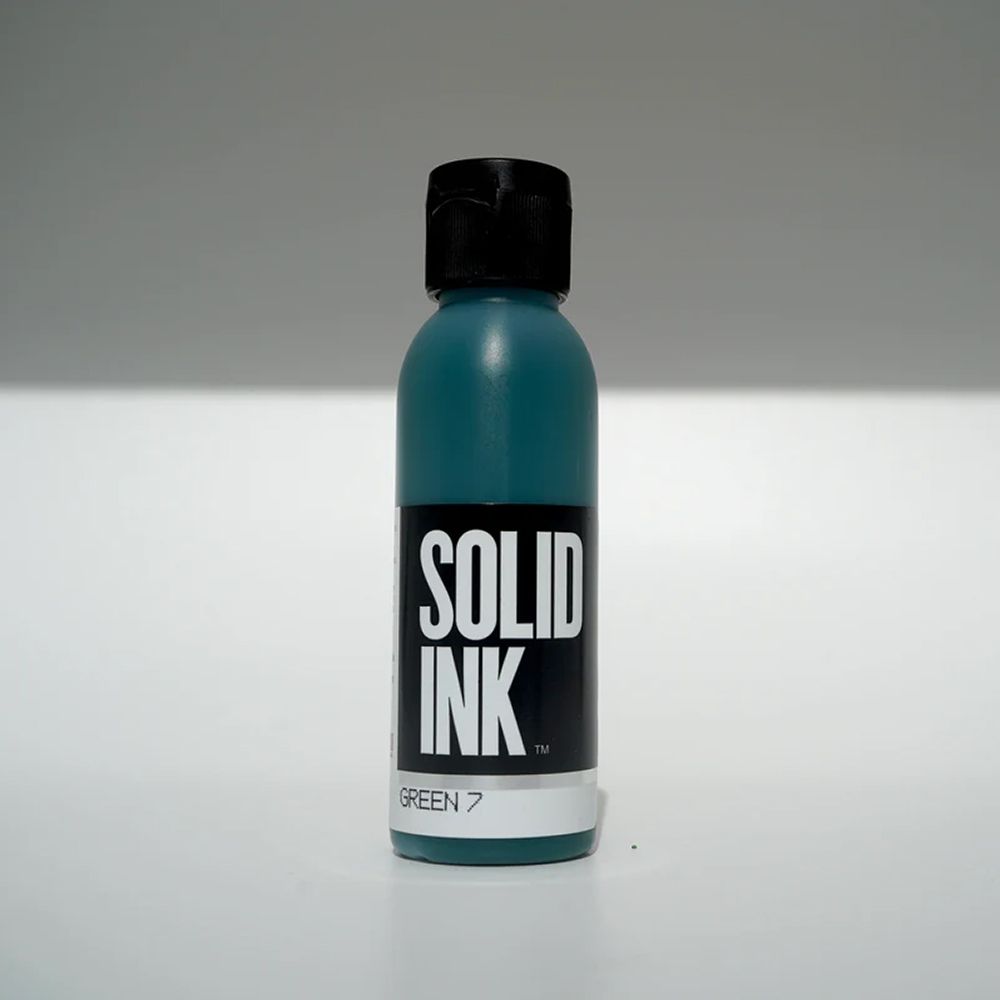 2oz Old Pigments Green 7 - Solid Ink