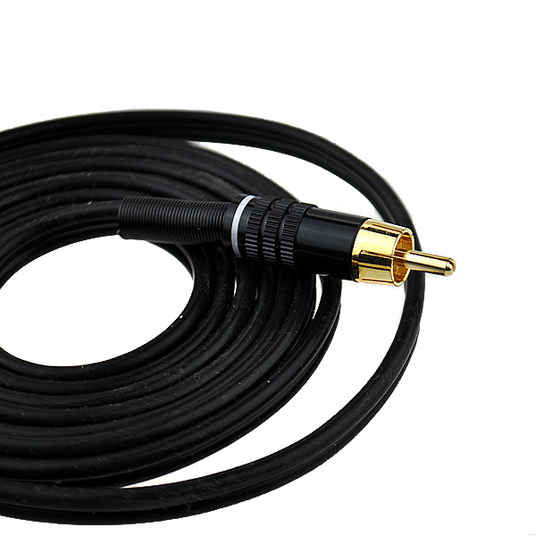 Silicone Heavy Duty RCA Cord - Straight