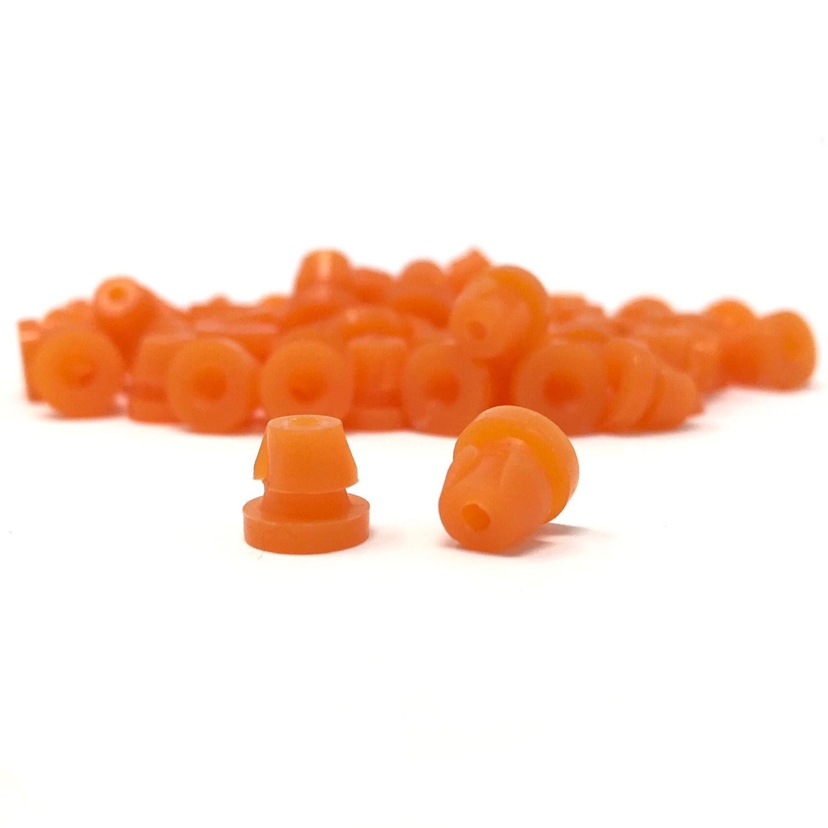 High Class Silicone Nipple With Baffle - Orange
