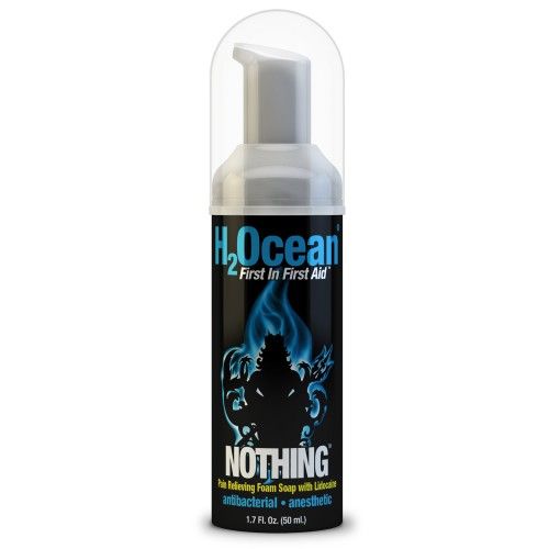 1.7oz NOTHING Tattoo Pain Relieving Foam Soap w/ Lidocaine - H2Ocean