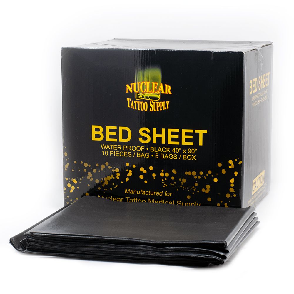 Nuclear Medical Drape Sheet / Bed Sheet - Black