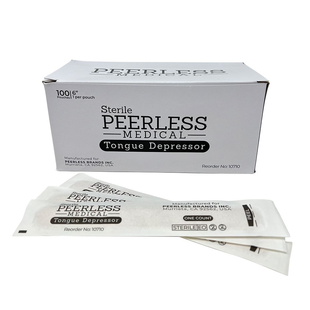 Senior Tongue Depressors Sterile (100pc/box)