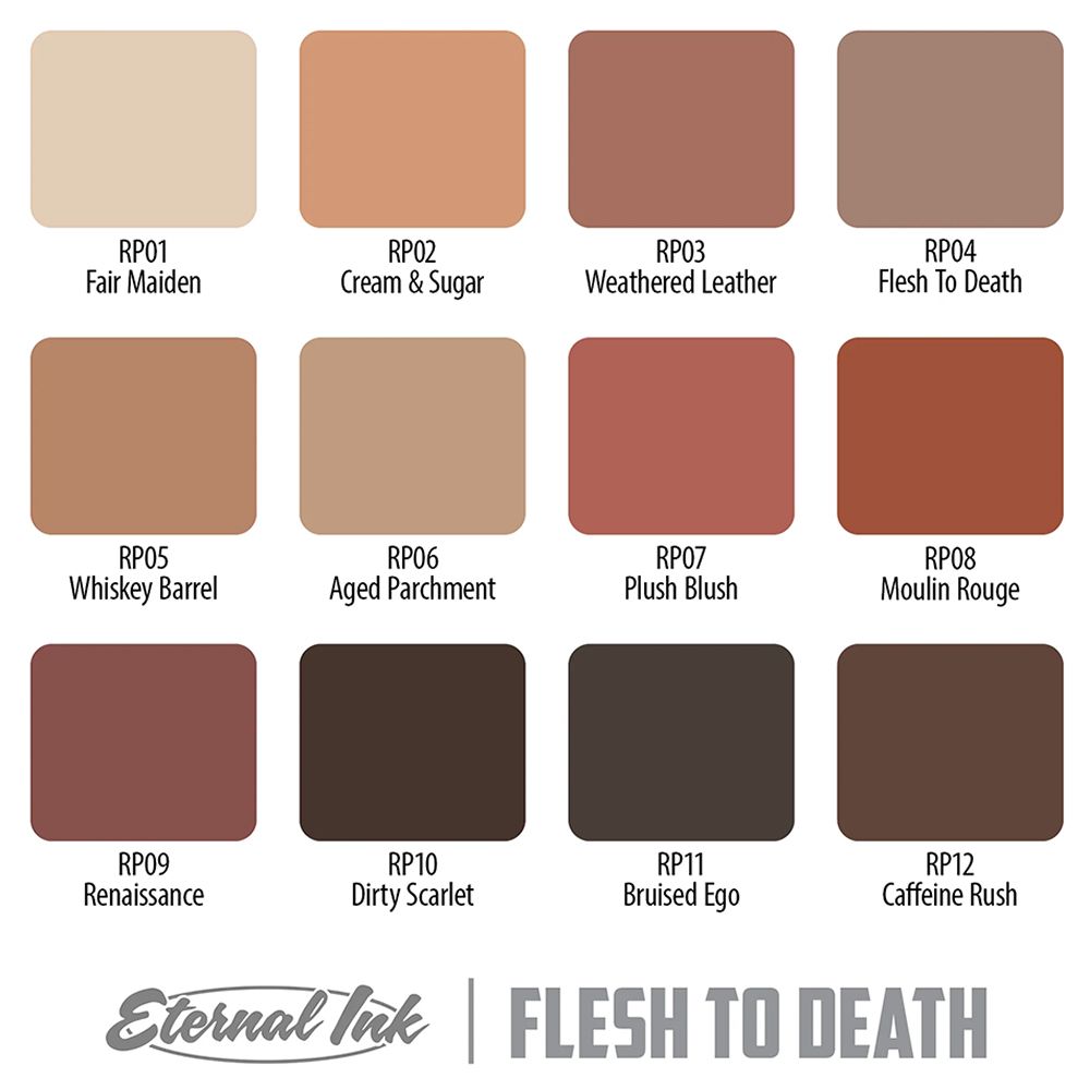 Flesh to Death Color Set - Eternal Ink