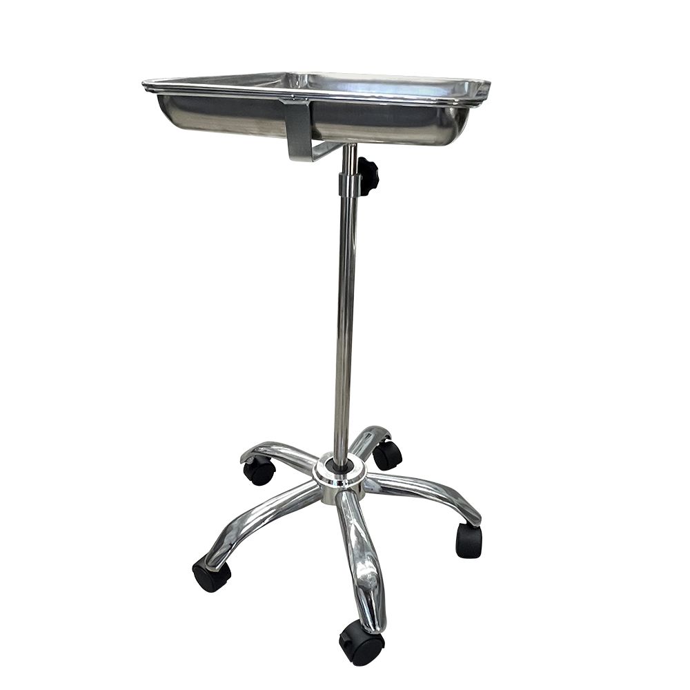 Rolling Stainless Steel Tray Station