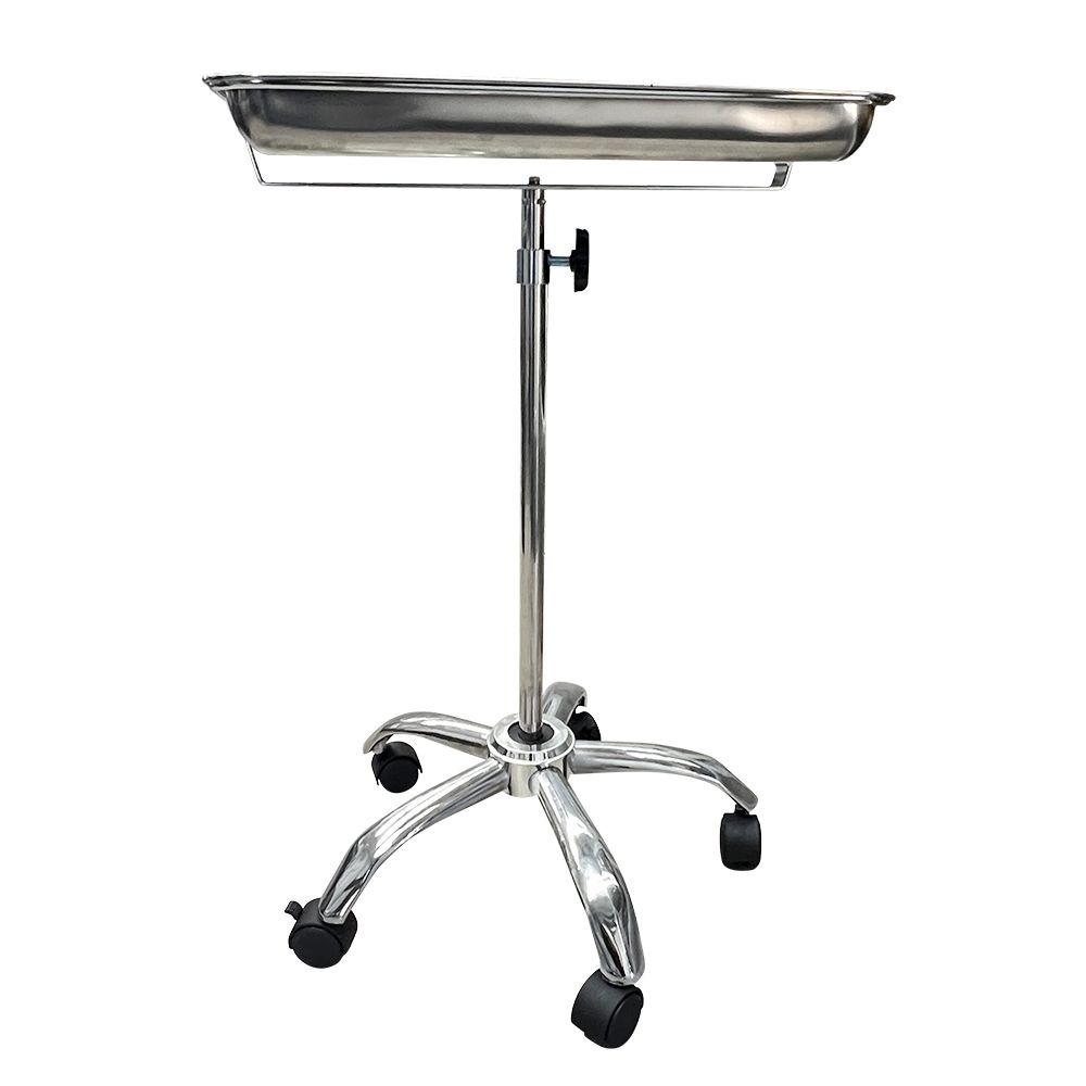 Rolling Stainless Steel Tray Station
