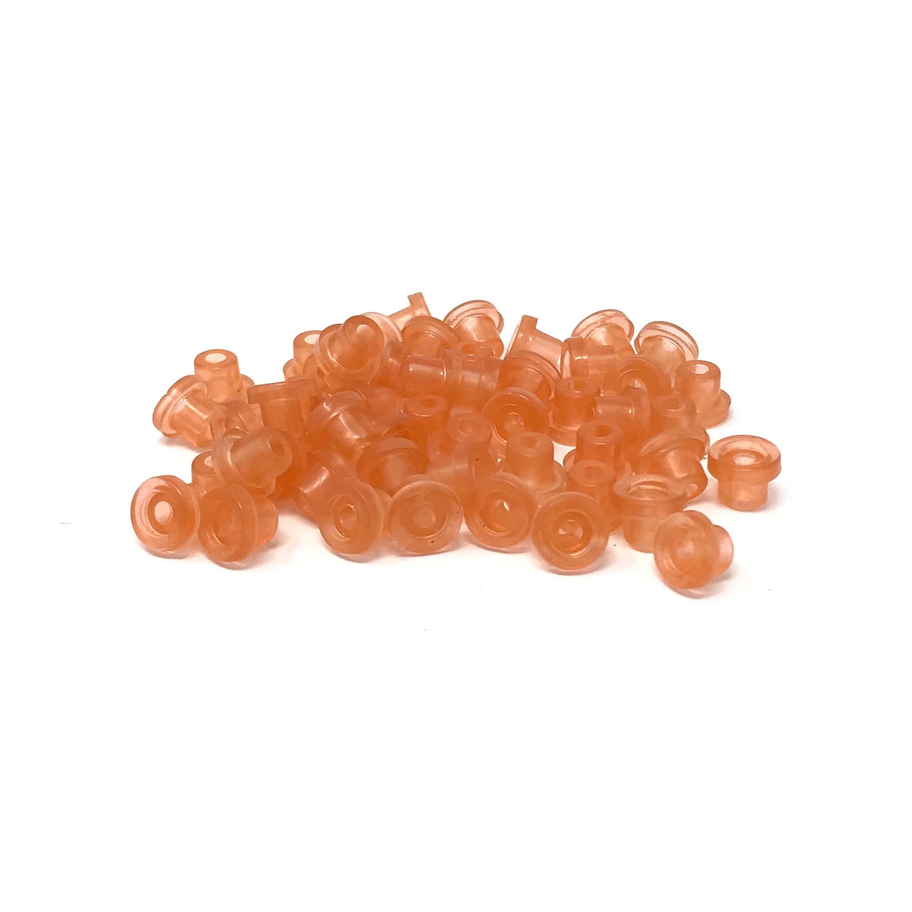 Rubber Hard Nipples - Orange