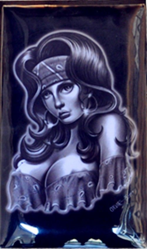 Stainless Steel Tattoo Arm Rest Designed By Chente - Lady