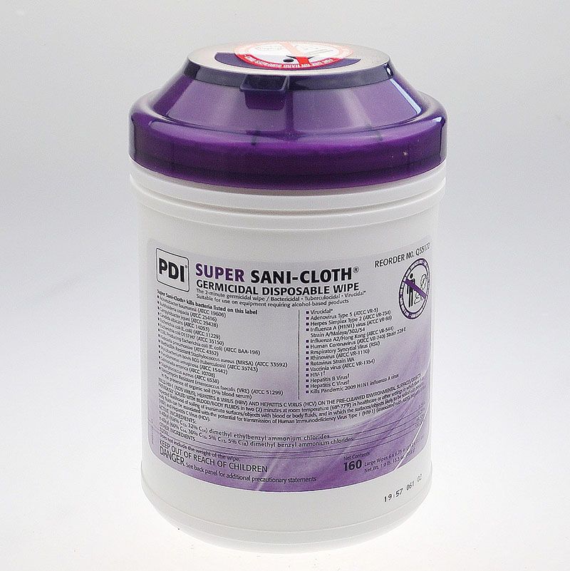 Super Sani-Cloth Disinfectant Wipes