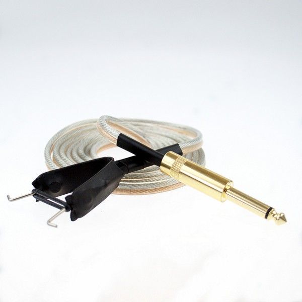 Silicone Gold/Clear Clip Cord