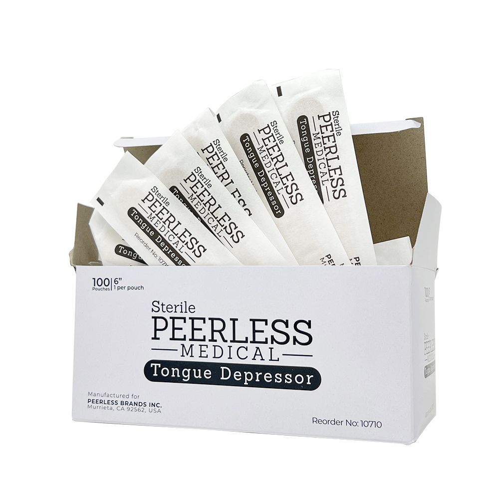 Senior Tongue Depressors Sterile (100pc/box)