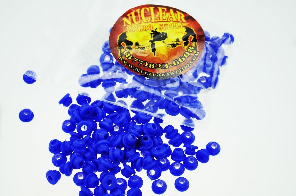 Baffle Rubber Nipple - Blue